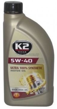 K2 5W-40 100 % SYNTHETIC OIL 1 LT - 1