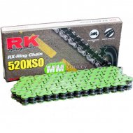 RK Heavy Duty XRing Chain Green 520 x 120 Link - 1