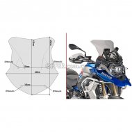 Givi D5124D Specific Screen for BMW R1200S 16 17 - 1