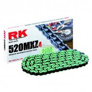 RK MOTOCROSS RACING CHAIN GREEN 520 X 120 LINK - 1
