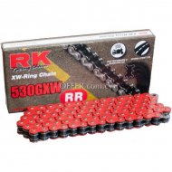 RK High Performance XWRing Chain    Red  530 x 124 Link - 1