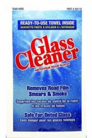 NORTH AMERICAN GLASS CLEANER WET TOWEL - 1