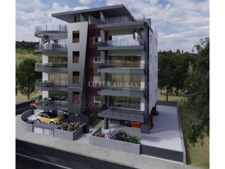 Modern three bedroom flat with roof garden for sale near the Limassol marina. UNDER CONSTRUCTION.