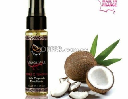 Voulez Vous Erotic Massage Oil Warming edible Foreplay lotion Kissable Coconut - 1