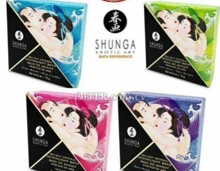 Shunga Sea Salts Love Moonlight Increase Intimate Climax Couple Games Foreplay - 1