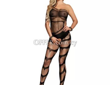 Queen lingerie strappy bodystocking one Size - 1