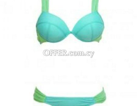 Swimwear Queen Summer Bikini Sports Blue Light Size L - 1
