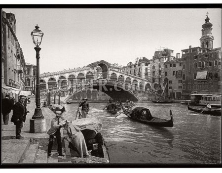 Venice view as seen in 1889 framed photo - Άποψη της Βενετίας όπως φαίνεται το 1889 σε κάδρο - 1