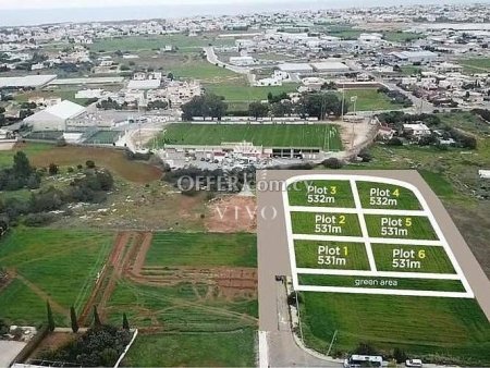 RESIDENTIAL LAND OF 531 M2 IN DERINIA