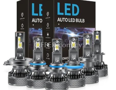 Ultimate LED headlights bulbs 12000 Lumens white color canbus - 6