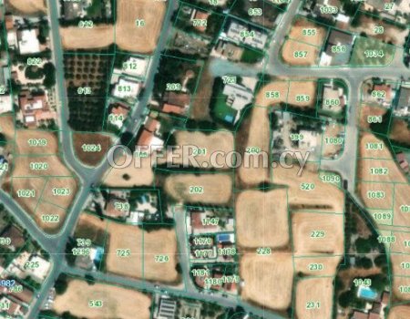 SPS 702 / Residential field 1812 SQM in Dali area Nicosia - For sale