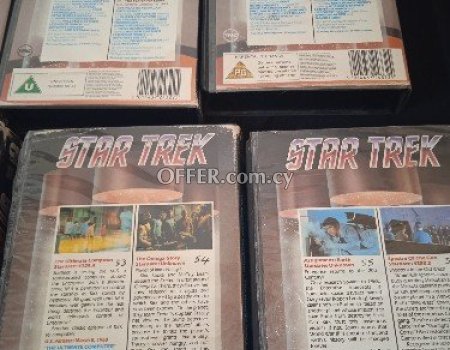 11 original videocassettes star Trek, star wars. - 2
