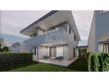 Brand New Three Bedroom Houses with Garden for Sale in Anglisides Larnaca - 1