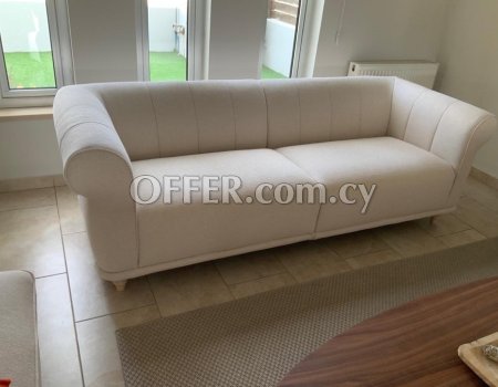 Beautiful beige sofa