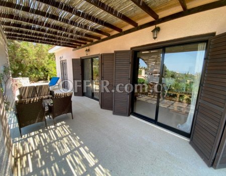 TRANQUIL 2-BEDROOM BUNGALOW FOR SALE IN KAMARES TALA WITH LANDSCAPED GARDEN & STUNNING SEA VIEWS