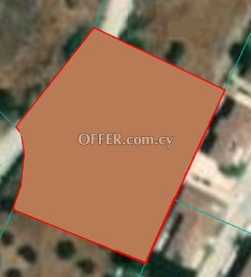 Large Residential Land Of 1662 Sq.M.  In Agia Anna, Larnaka