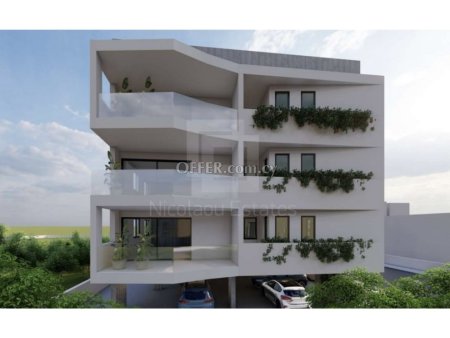 Brand New One Bedroom Apartment with Roof Garden for Sale in Strovolos Nicosia