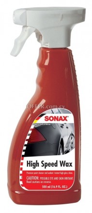 SONAX HIGH SPEED WAX SPRAY 500 ML - 1