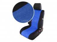 CAR TECH COOL SEAT CUSHION  BLACK BLUE SET 2 PCS - 1