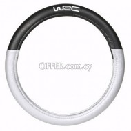 WRC STEERING WHEEL COVERS SILVER/BLACK