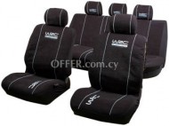 WRC FULL SET SEAT COVERS BLACK - 1