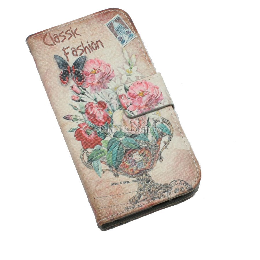 Book case for htc m8 classic fashion - 1