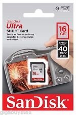 SANDISK ULTRA SDHC CARD 16GB
