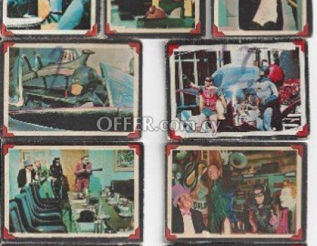 Old collection of batman cards 1966 - Παλιές συλλεκτικές κάρτες batman του 1966 - 1