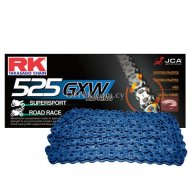 RK High Performance XWRing Chain  Blue  525 x 118 Link - 1