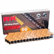 RK High Performance XWRing Chain   Orange  525 x 124 Link - 1