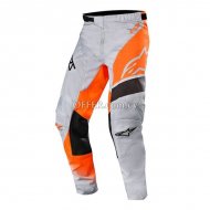 ALPINESTARS RACER TECH SUPERMATIC LIGHT GREY Orange FLUO Black PANTS