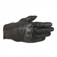 ALPINESTARS MUSTANG V2 LEATHER GLOVE Black Black