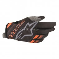 ALPINESTARS RADAR GLOVE   Black    Orange  Fluo - 1