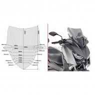 Givi D2136S Specific Screen for Yamaha XMax 300 17   18