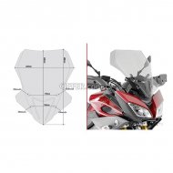 Givi D2122S Specific Screen for Yamaha MT09 Tracer 15   17