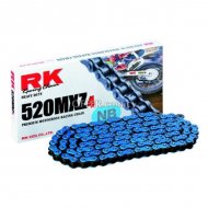 RK MOTOCROSS RACING CHAIN  Blue  520 X 120 LINK - 1