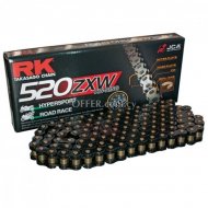 RK High Performance XWRing Chain  Black 520 x 124 Link