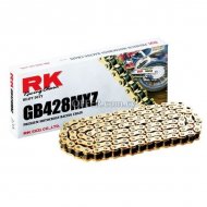 RK MOTOCROSS RACING CHAIN GOLD 428 X 126 LINK - 1