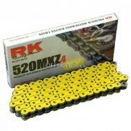 RK MX RACING CHAIN  Yellow 520 X 120 LINK