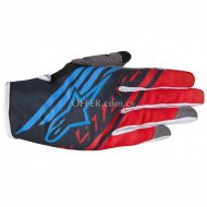 ALPINESTARS YOUTH RACER GLOVES  Black   Red  Blue