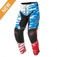 RACER BRAAP PANTS Blue    Red  White - 1