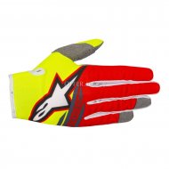 2018ALPINESTARS YOUTH RADAR FLIGHT GLOVE  Yellow   Red - 1