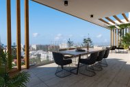 THREE BEDROOM PENTHOUSE WITH ROOF GARDEN IN A LUXURY COMPLEX 500 M FROM THE SEA IN P. GERMASOGEIAS