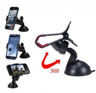 360 Degrees Universal Car Windshield Mount Stand Holder for smartphone