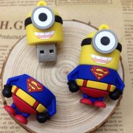 Usb flash drive 8GB pen SuperMan super hero minions lovely cartoon man