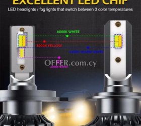 LED headlights 9600 Lumens H7