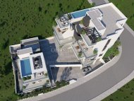 Luxury 3 bedroom penthouse apartment with a swimming pool under construction at Panthea
