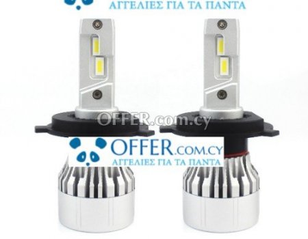 LED headlights bulbs xenon replace H1 H7 H11 H4 HB3 H15 - 9