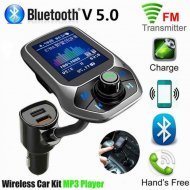 T43 FM Transmitter Bluetooth 5 Radio Handsfree Car Kit 