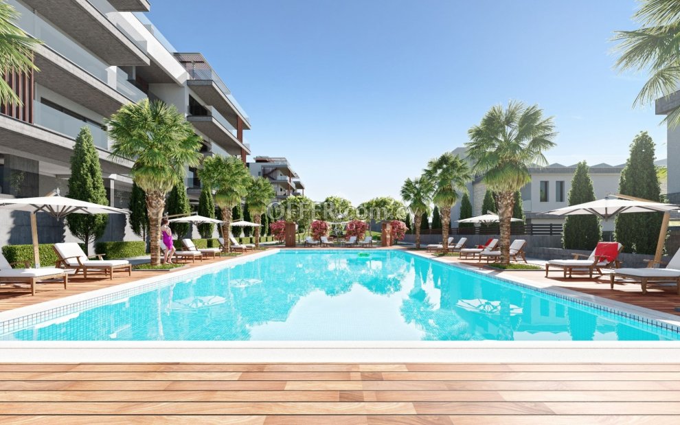 LUXURY TWO BEDROOM SEA VIEW PENTHOUSE WITH ROOF GARDEN FOR SALE LOCATED MOUTAGIAKKA AREA - 1